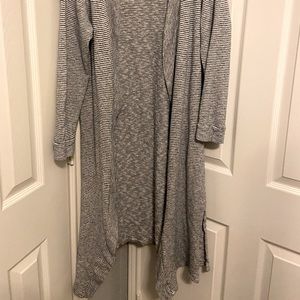 Navy and white striped Cardigan